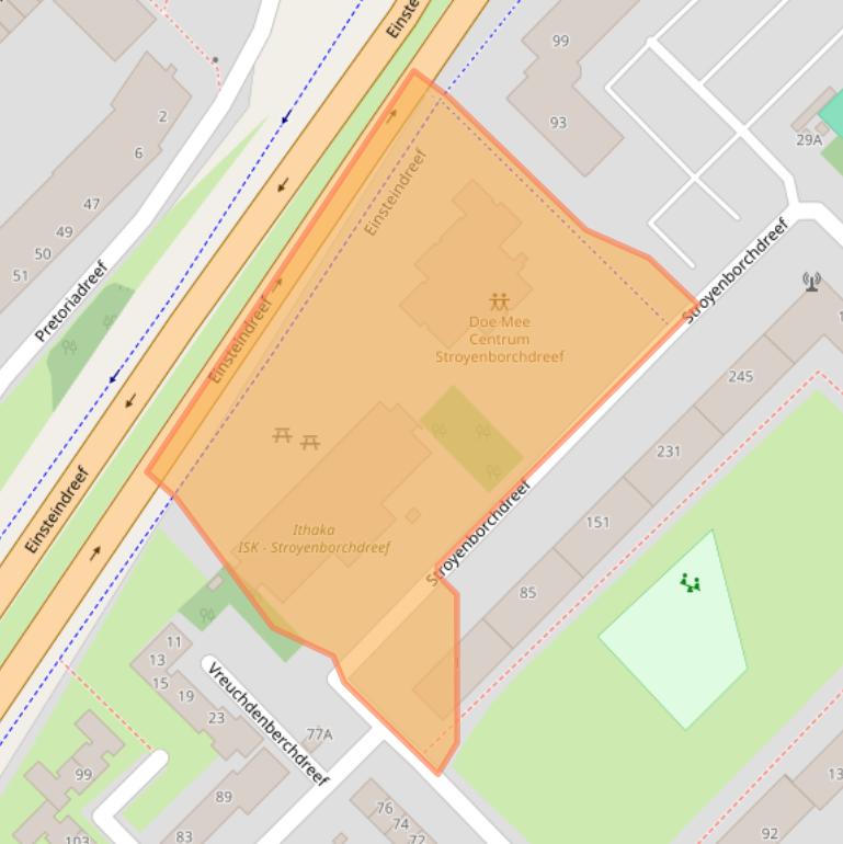 Kaart van postcodegebied 3562GN.