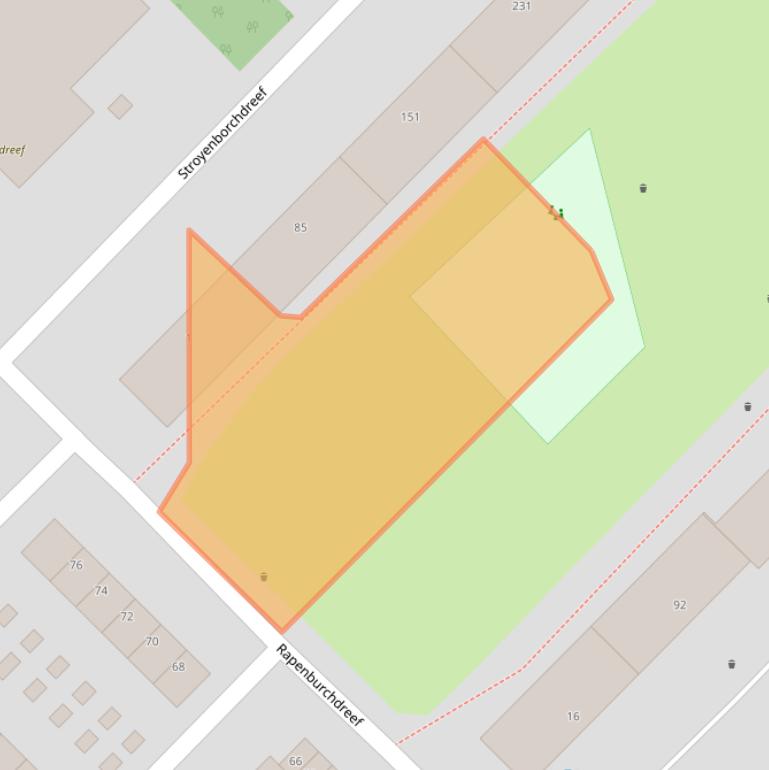 Kaart van postcodegebied 3562GP.