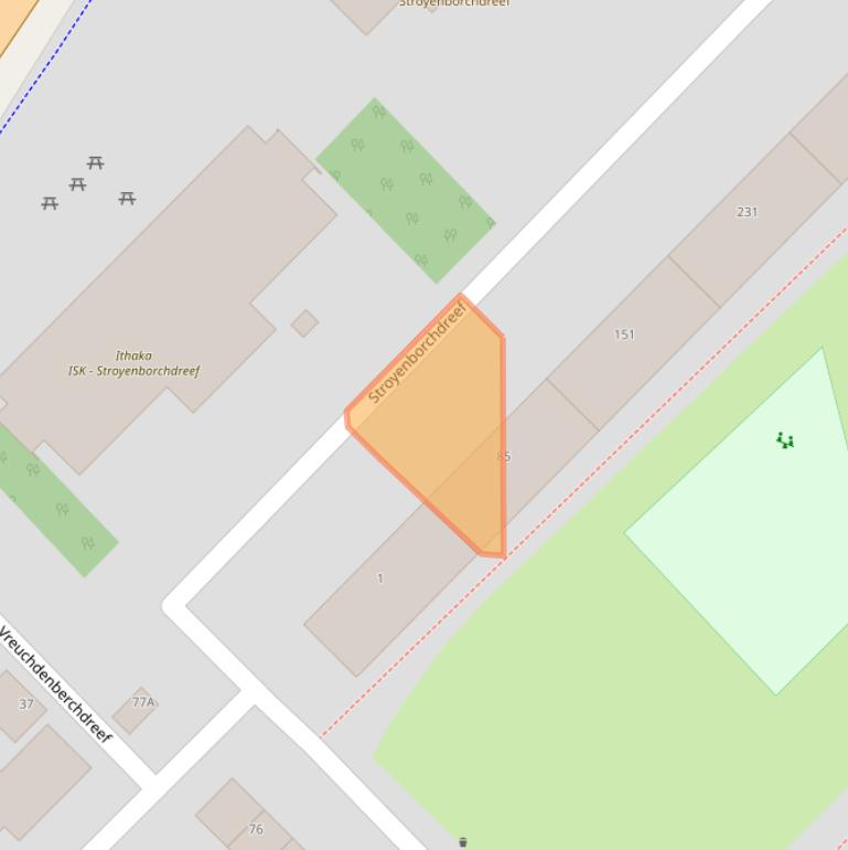 Kaart van postcodegebied 3562GR.