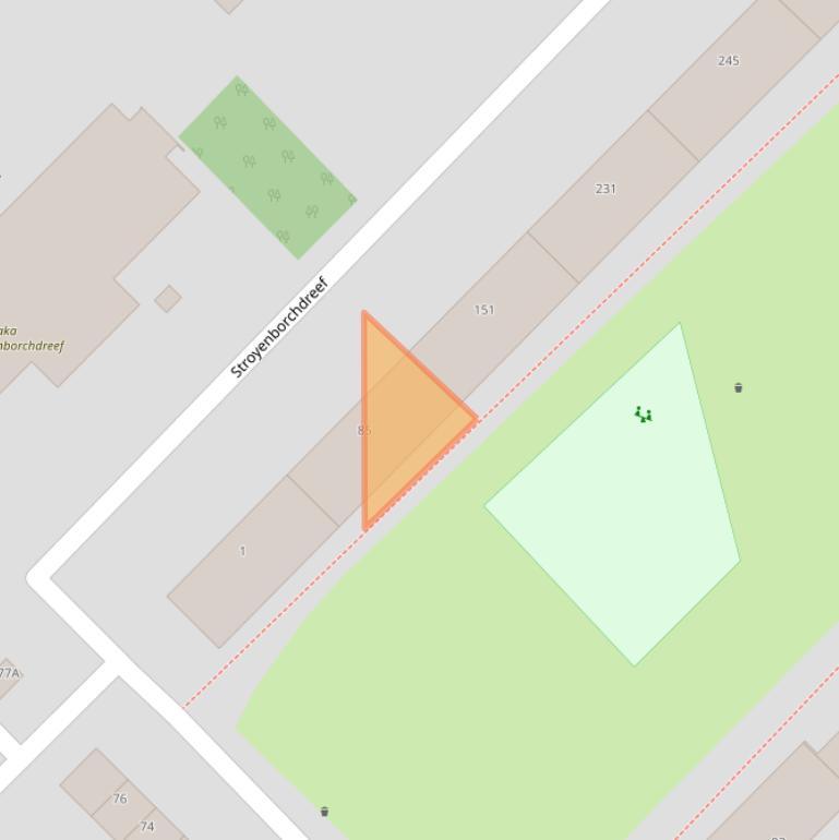 Kaart van postcodegebied 3562GS.