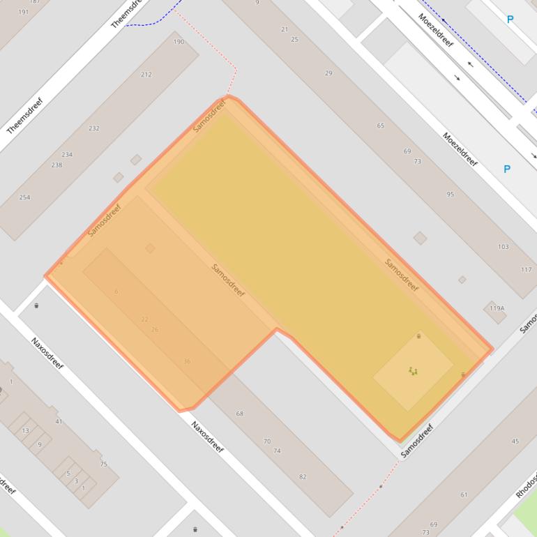 Kaart van postcodegebied 3562JH.