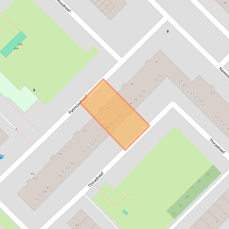 Kaart van postcodegebied 3562JN.