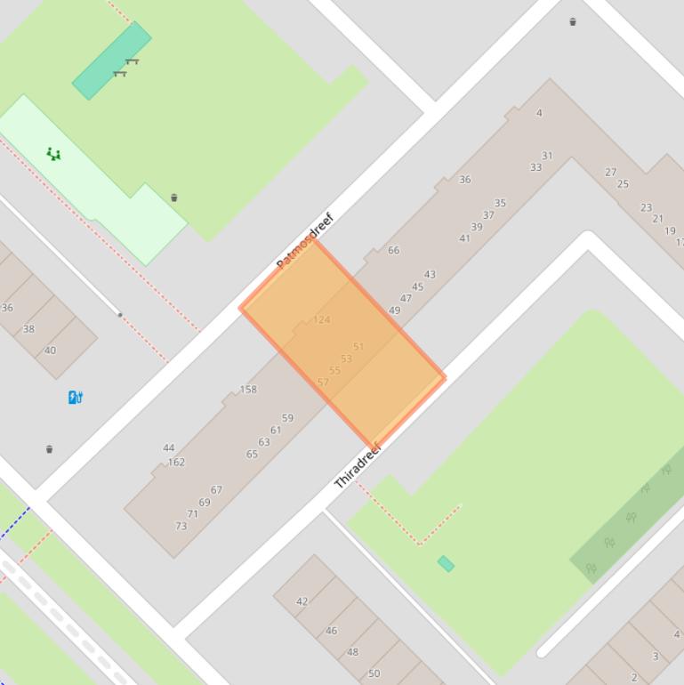 Kaart van postcodegebied 3562JP.