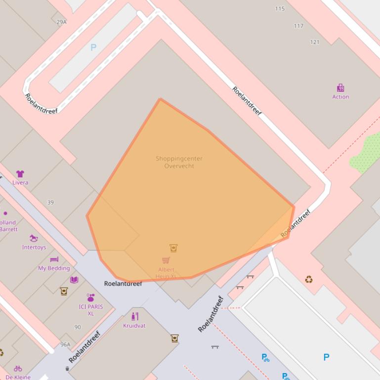 Kaart van postcodegebied 3562KC.