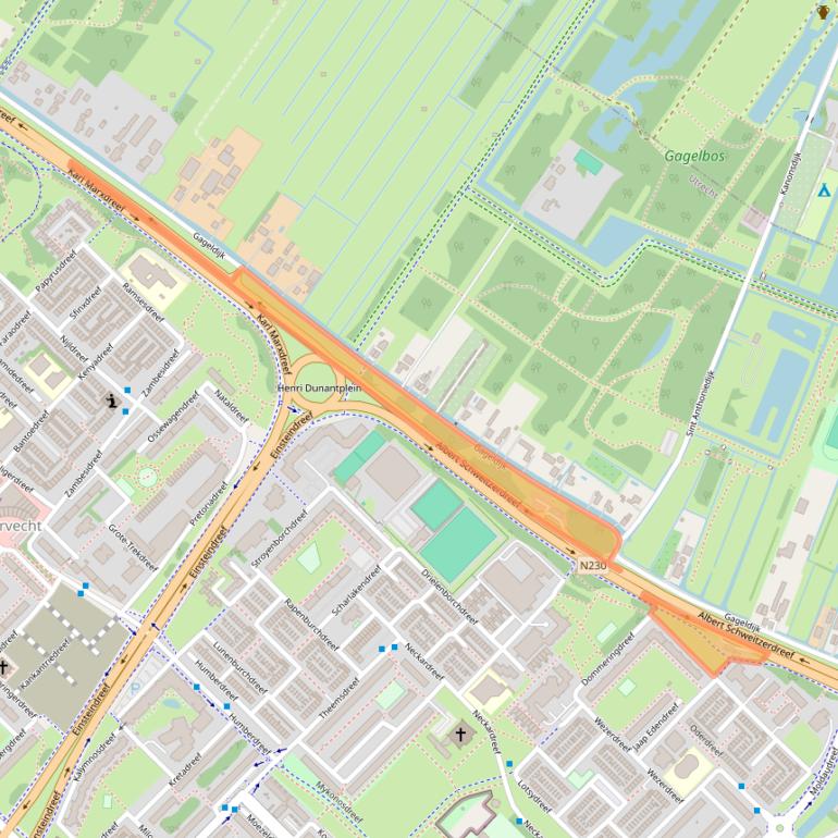 Kaart van postcodegebied 3562MA.