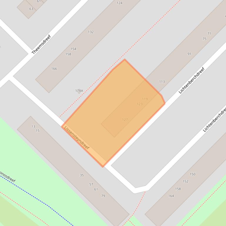 Kaart van postcodegebied 3562RC.