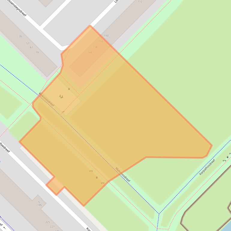 Kaart van postcodegebied 3562RH.