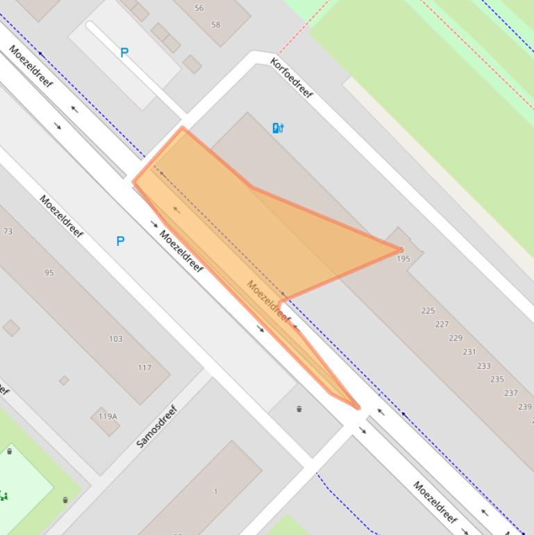 Kaart van postcodegebied 3562SE.