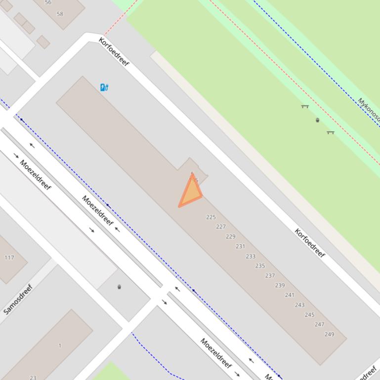 Kaart van postcodegebied 3562SH.