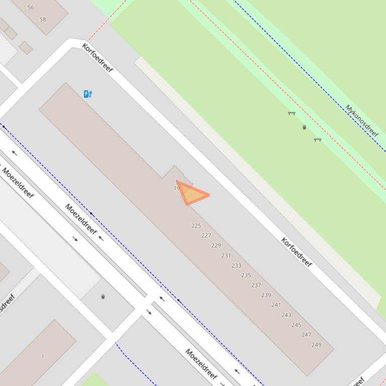 Kaart van postcodegebied 3562SJ.