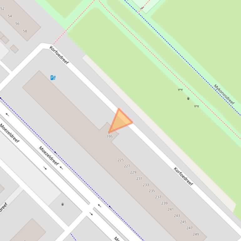 Kaart van postcodegebied 3562SL.