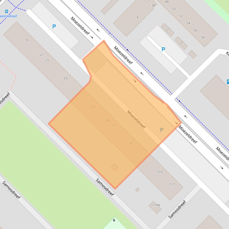 Kaart van postcodegebied 3562SP.