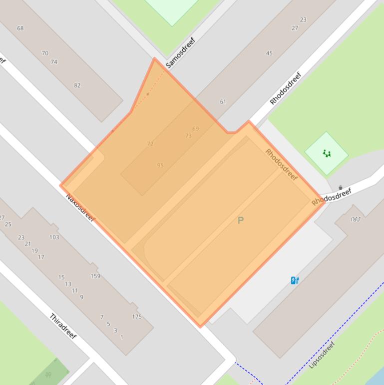 Kaart van postcodegebied 3562TD.