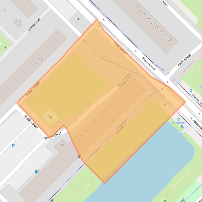 Kaart van postcodegebied 3562TE.