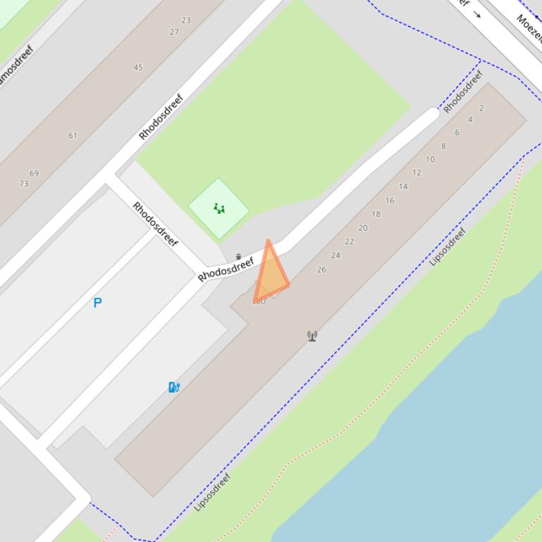 Kaart van postcodegebied 3562TJ.