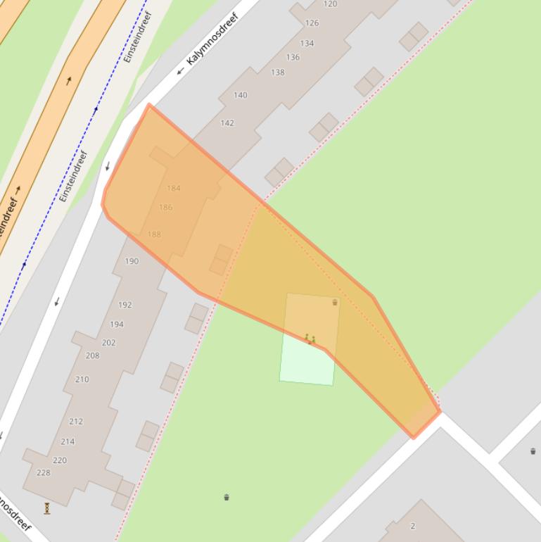 Kaart van postcodegebied 3562XN.