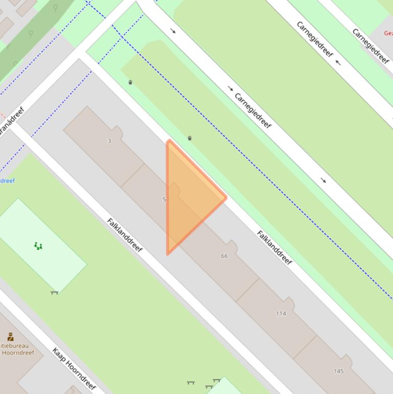 Kaart van postcodegebied 3563AE.