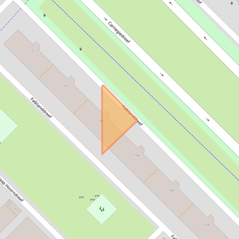 Kaart van postcodegebied 3563AH.