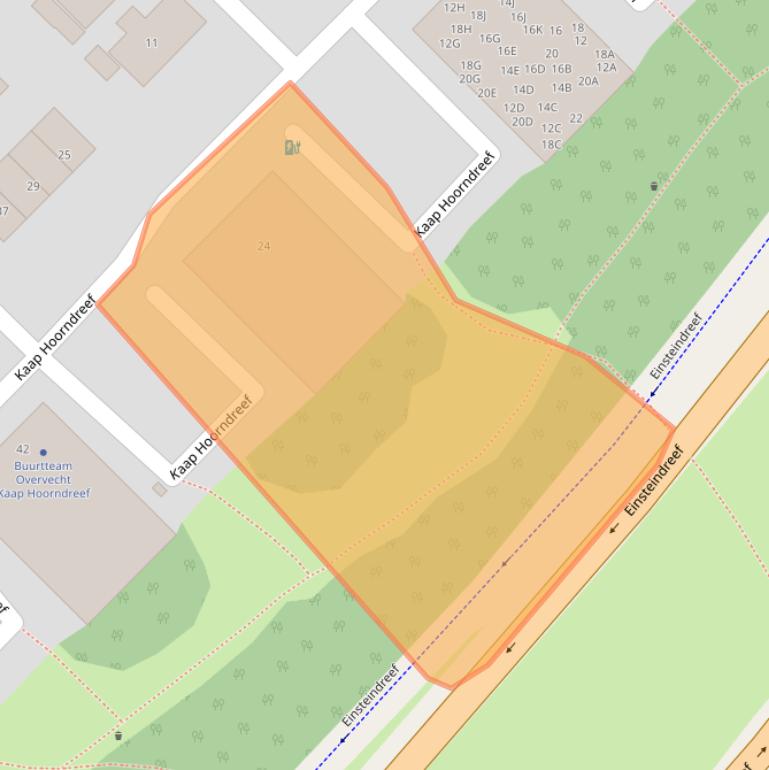 Kaart van postcodegebied 3563AT.