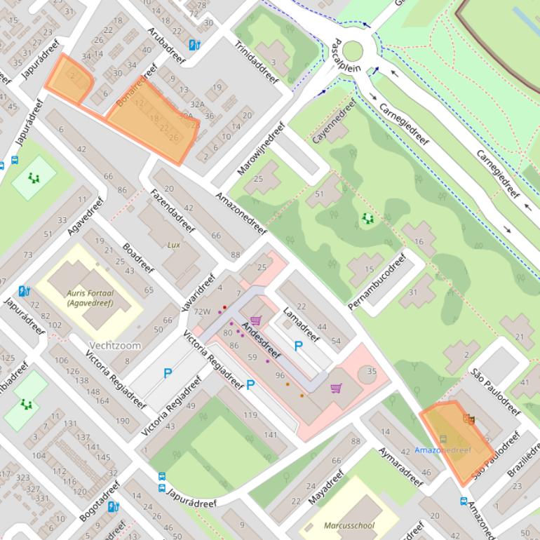 Kaart van postcodegebied 3563CB.