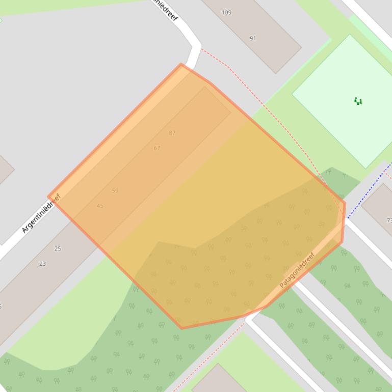 Kaart van postcodegebied 3563CG.