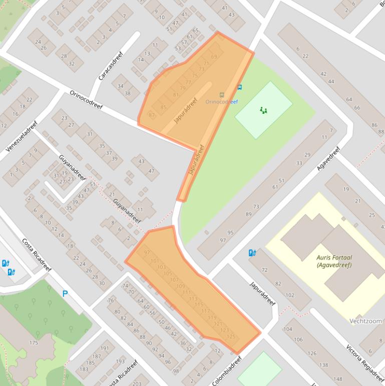 Kaart van postcodegebied 3563EB.