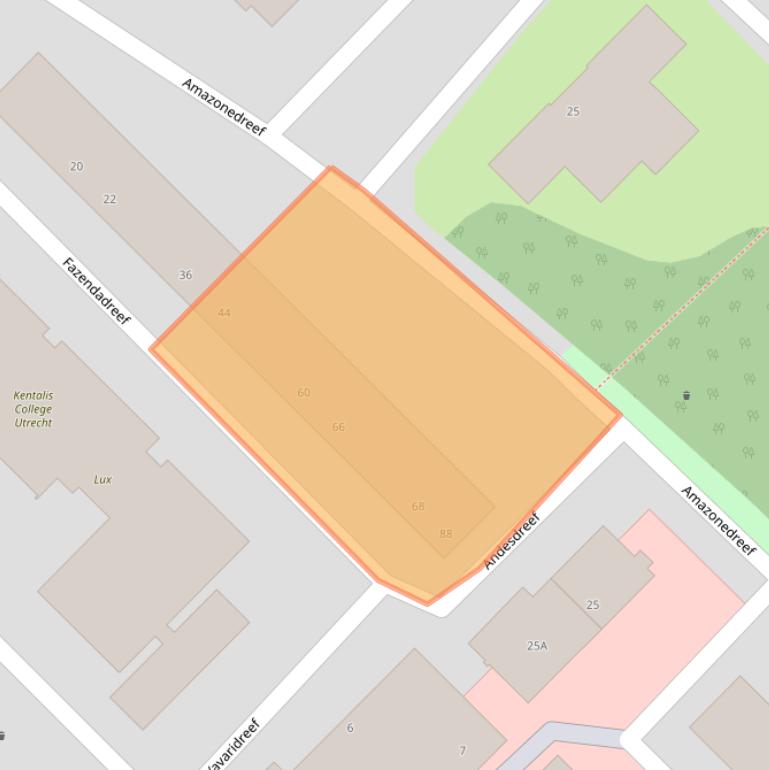 Kaart van postcodegebied 3563EV.