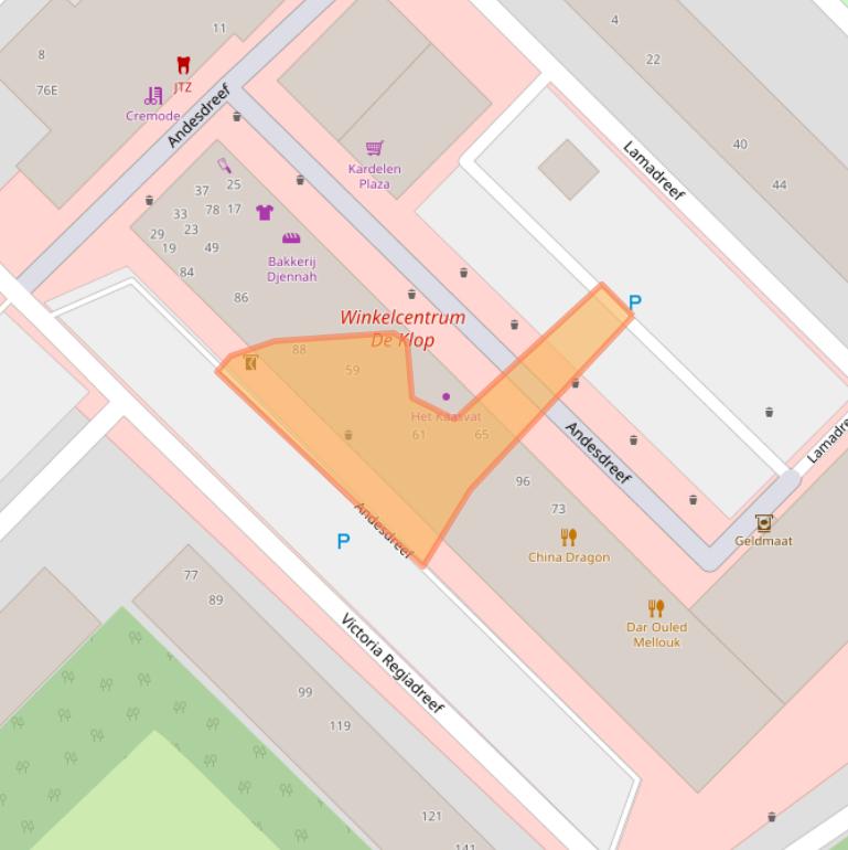 Kaart van postcodegebied 3563GB.