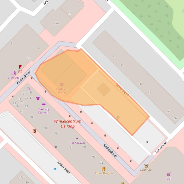 Kaart van postcodegebied 3563GC.