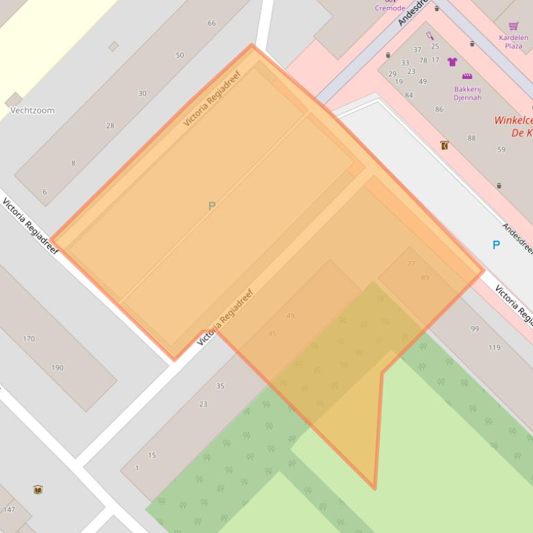 Kaart van postcodegebied 3563GE.