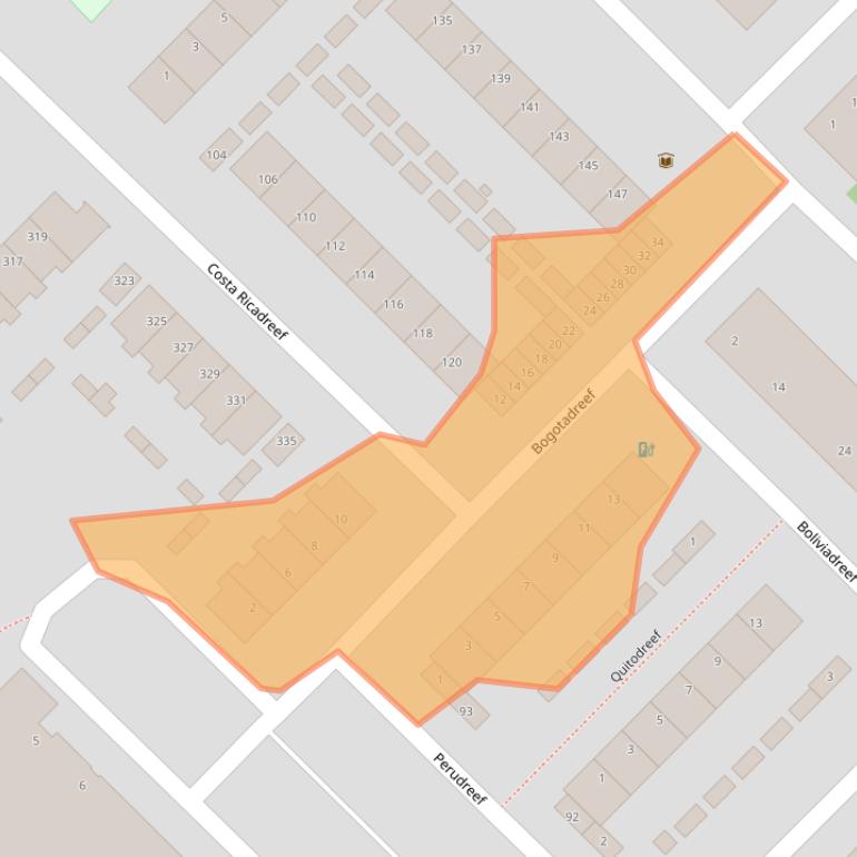 Kaart van postcodegebied 3563GP.