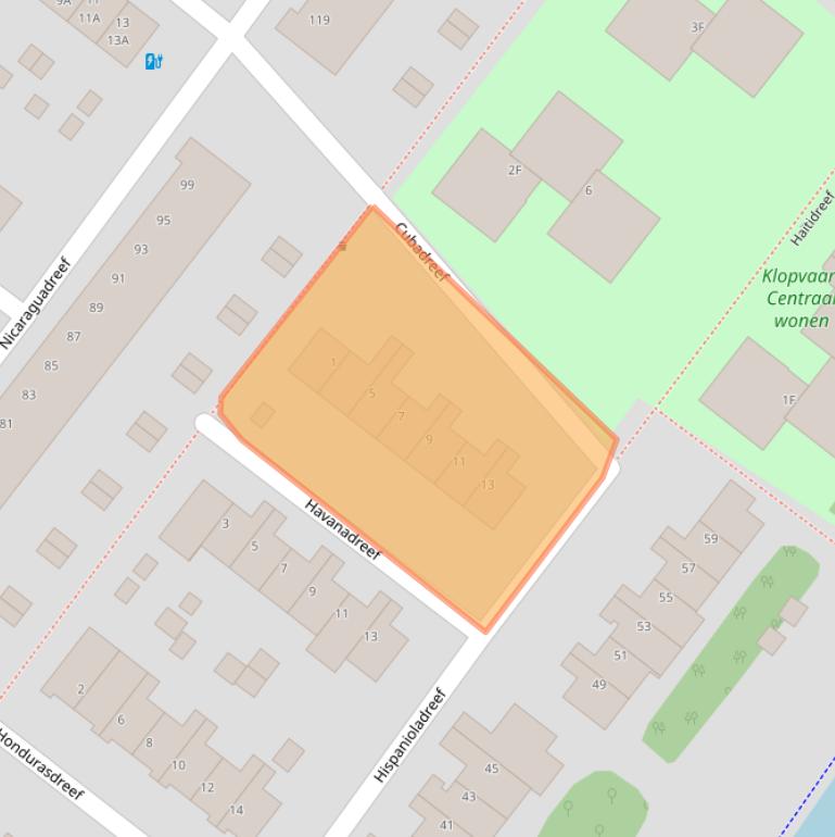 Kaart van postcodegebied 3563HJ.