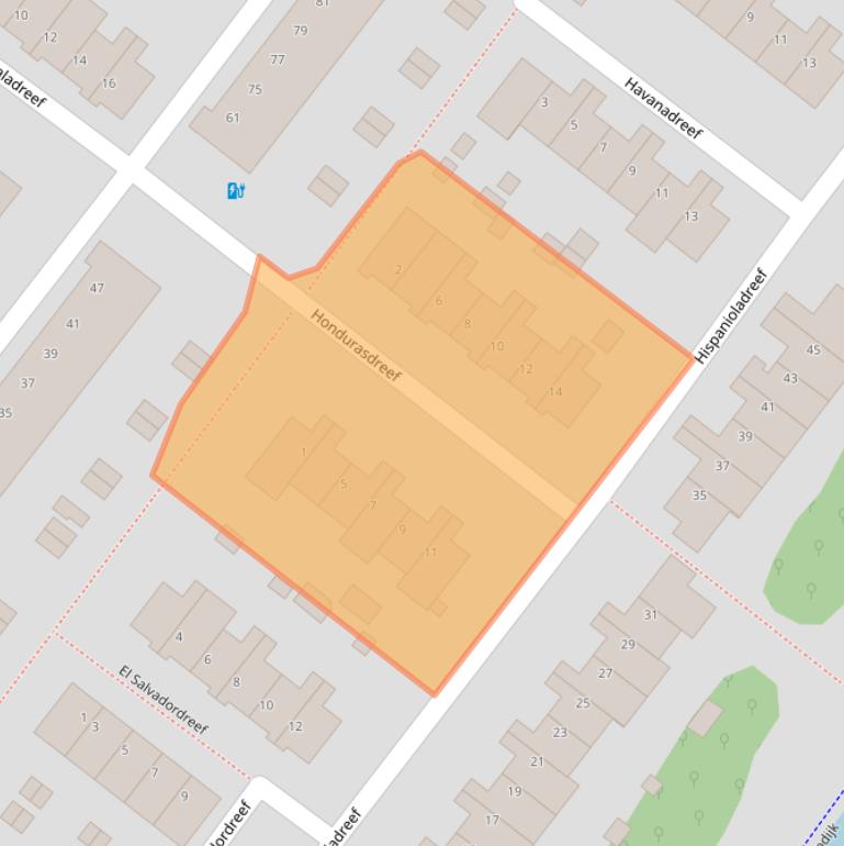 Kaart van postcodegebied 3563HL.