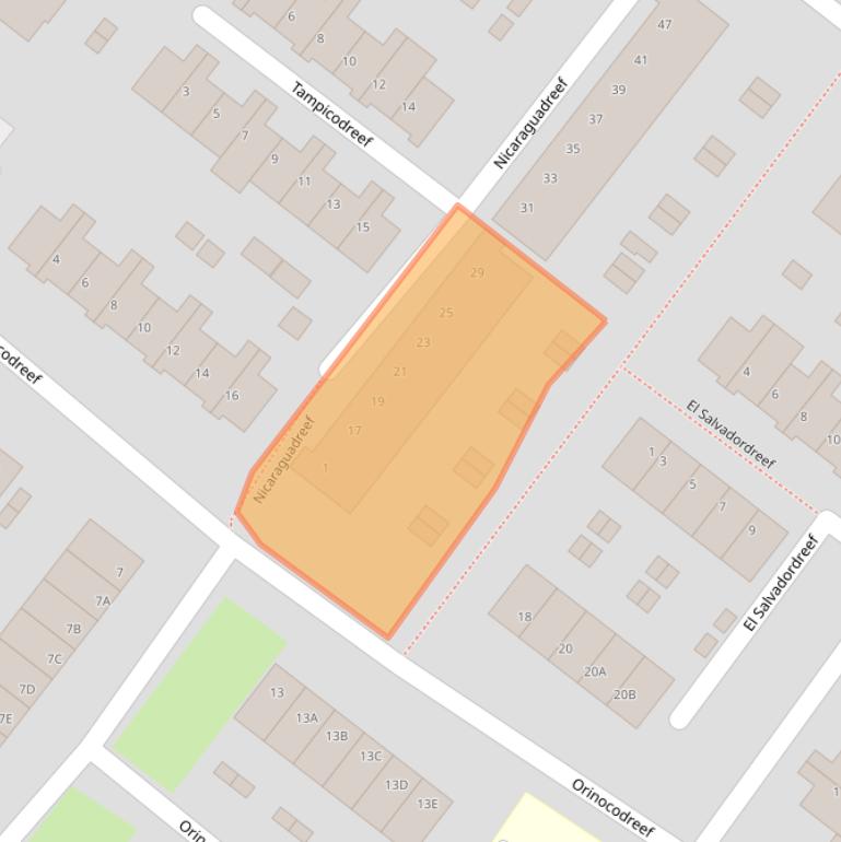 Kaart van postcodegebied 3563HN.