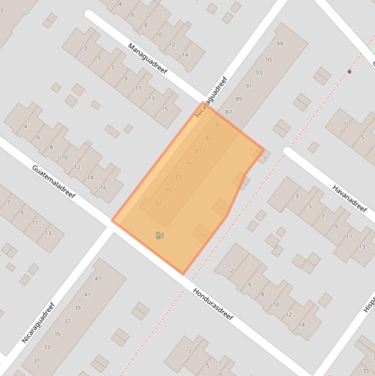 Kaart van postcodegebied 3563HR.