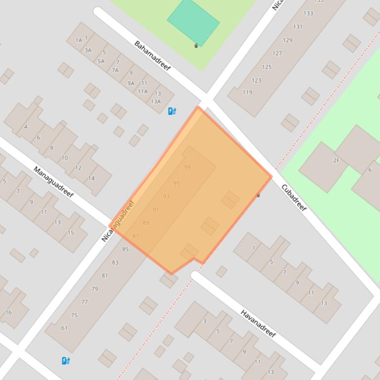 Kaart van postcodegebied 3563HS.