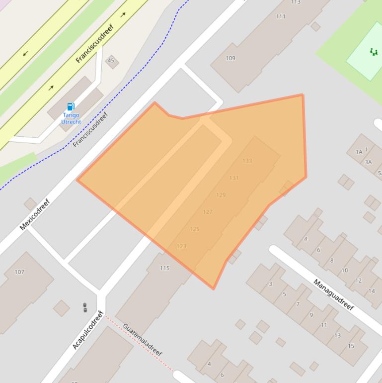 Kaart van postcodegebied 3563RD.