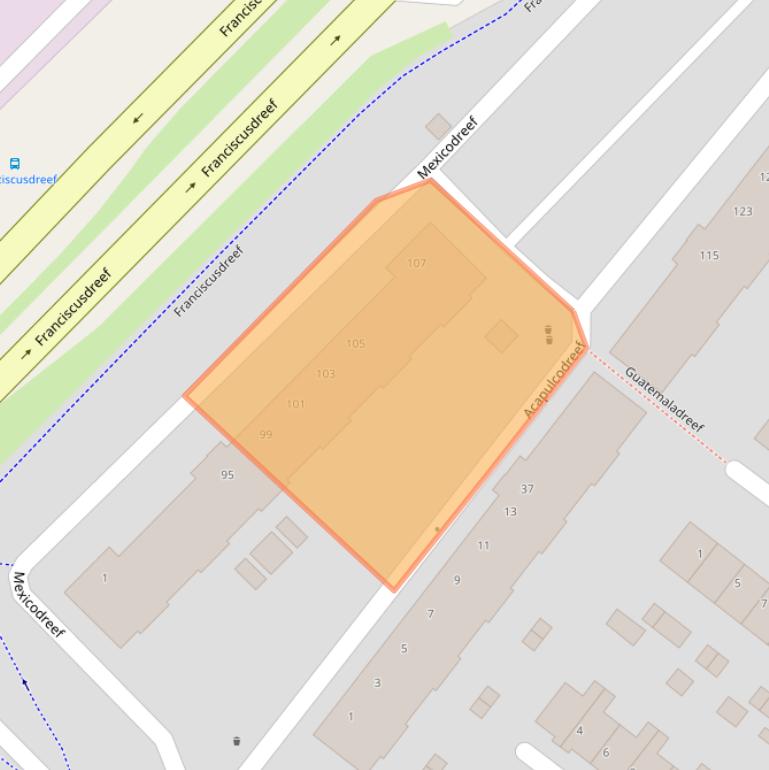 Kaart van postcodegebied 3563RH.