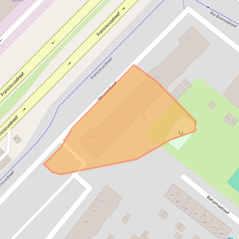 Kaart van postcodegebied 3563RJ.