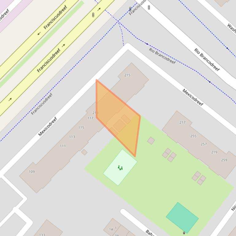 Kaart van postcodegebied 3563RK.