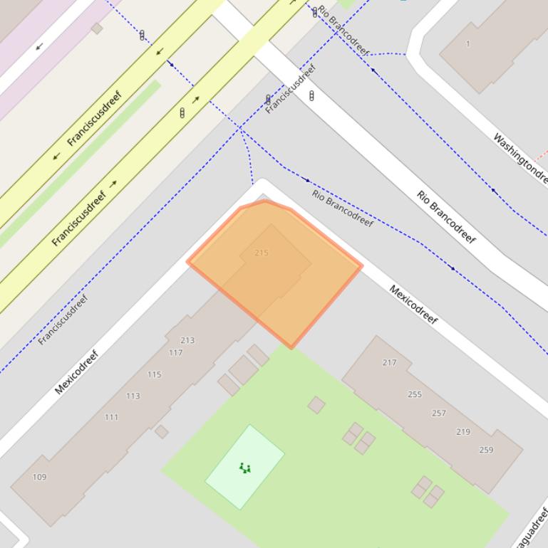 Kaart van postcodegebied 3563RM.