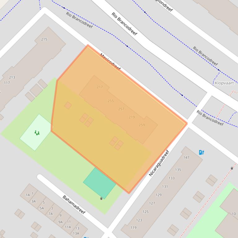 Kaart van postcodegebied 3563RN.