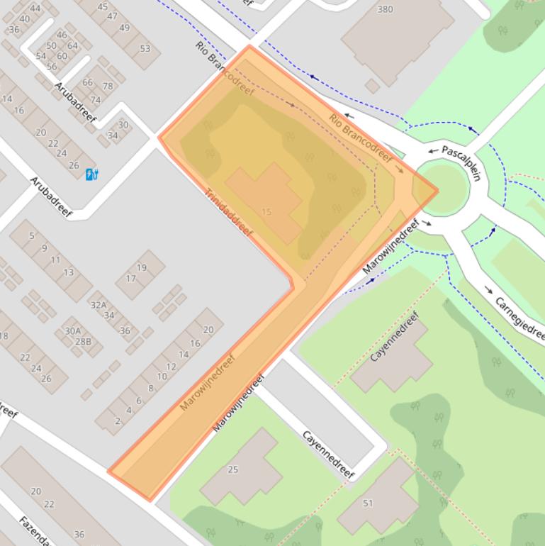 Kaart van postcodegebied 3563SH.