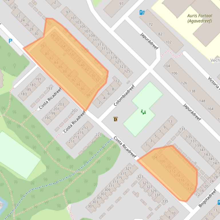 Kaart van postcodegebied 3563TJ.