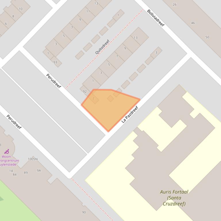 Kaart van postcodegebied 3563TZ.