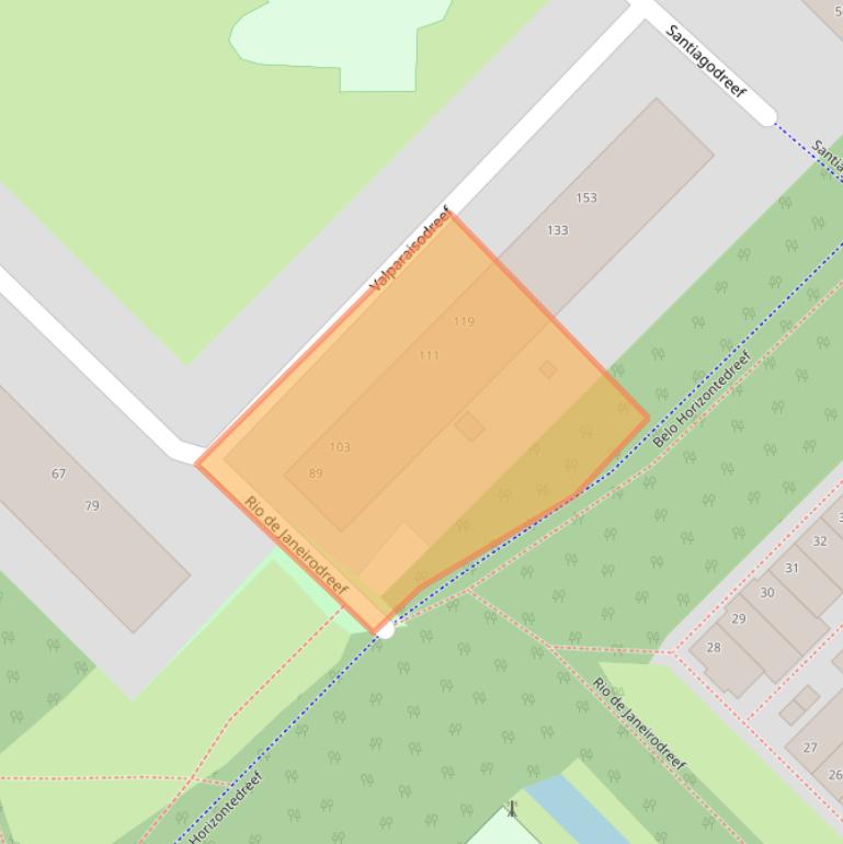 Kaart van postcodegebied 3563VM.