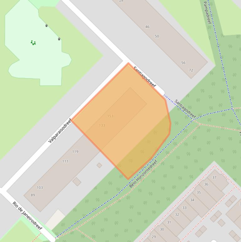 Kaart van postcodegebied 3563VN.