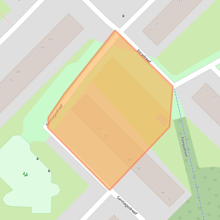 Kaart van postcodegebied 3563VP.