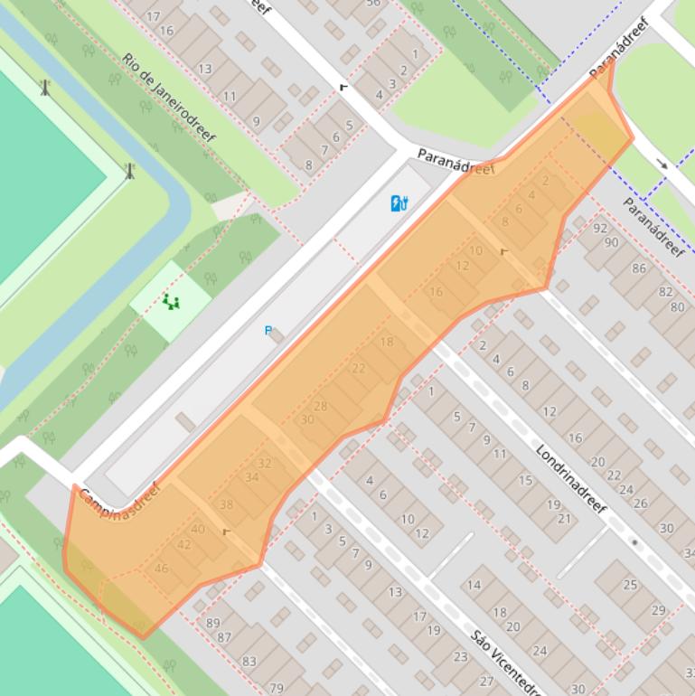 Kaart van postcodegebied 3563VT.