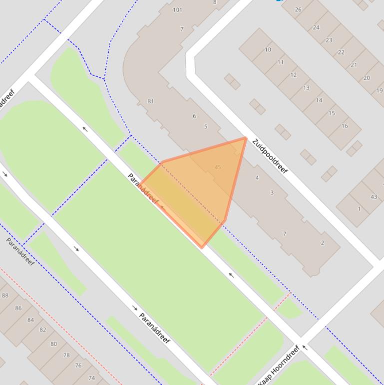 Kaart van postcodegebied 3563WC.